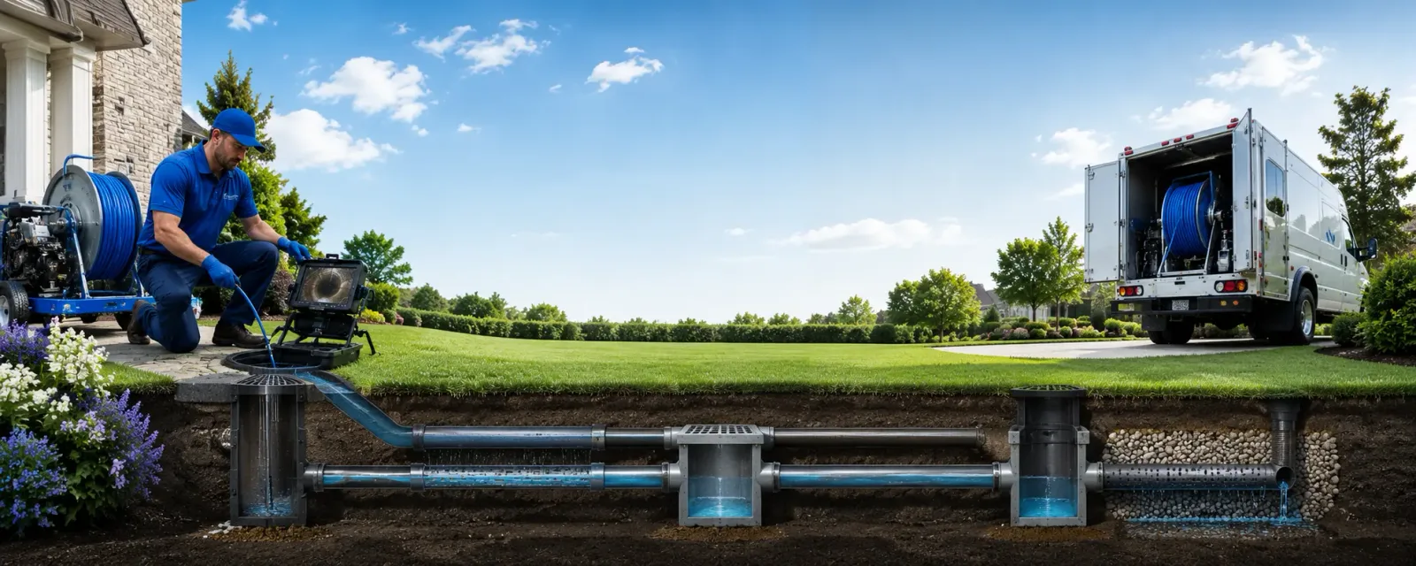 Outdoor drain cleaning information for Wye Mills, MD